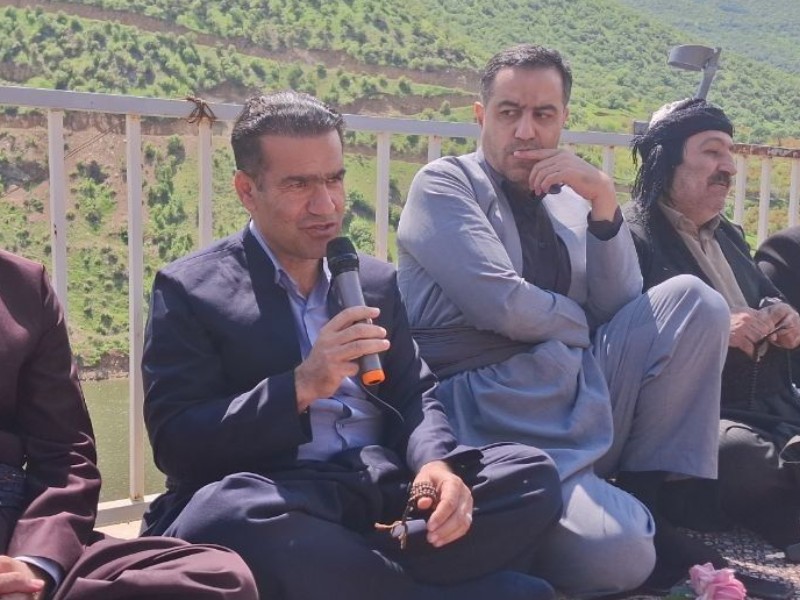 سفر یک روز دکتر عارفی فرماندار سروآباد به روستای زوم و روار