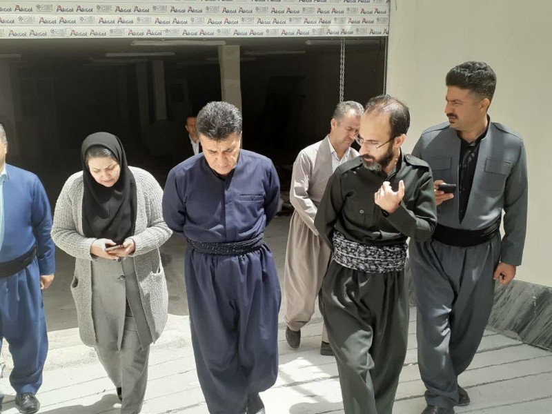 مرکز شماره ۲ پاوه یک قدم تا افتتاح/بازدید مدیر شبکه بهداشت و درمان از اخرین روند آماده سازی*